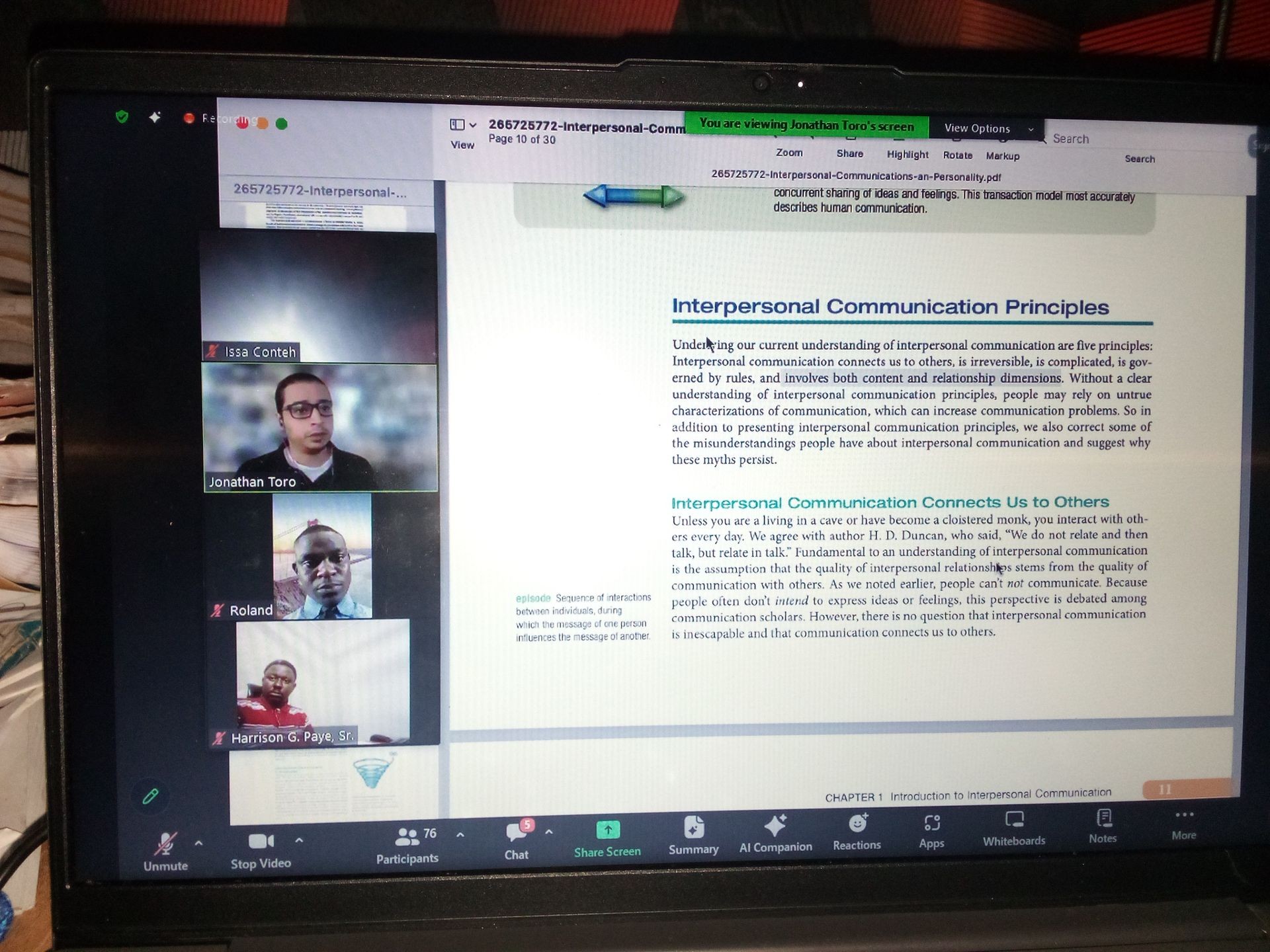 Synchronous Learning