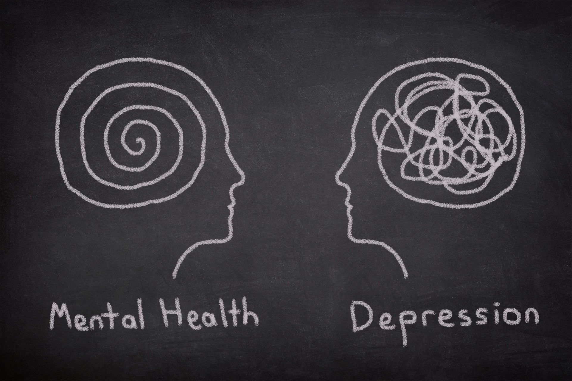 Psychotherapy. Mental health and depression concept.